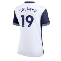 Camisa de Futebol Tottenham Hotspur Dominic Solanke #19 Equipamento Principal Mulheres 2024-25 Manga Curta